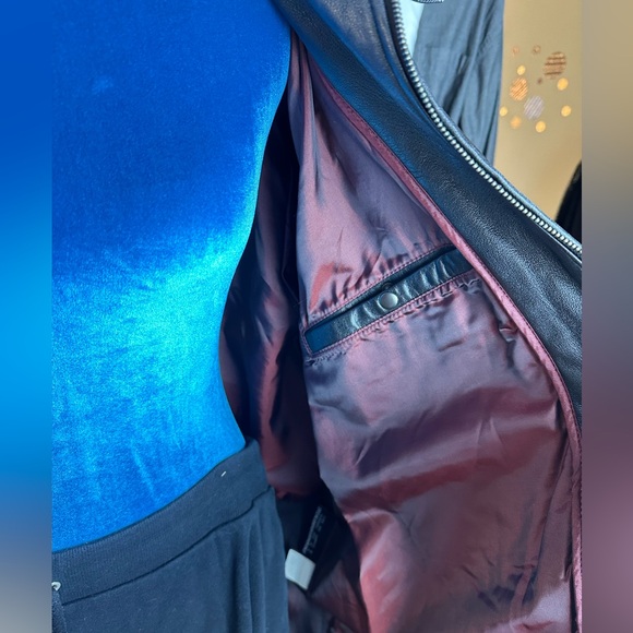 Pelle Studio Genuine Leather Coat With Zipper and Pockets Plus Size 2X - Picture 8 of 10